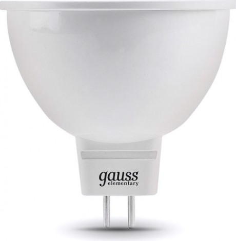 Лампа светодиодная GAUSS MR16 elementary 3.5w 290lm 3000k gu5.3 led [13514]