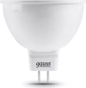 Лампа светодиодная GAUSS MR16 elementary 5.5w 470lm 6500к gu5.3 led [13536]