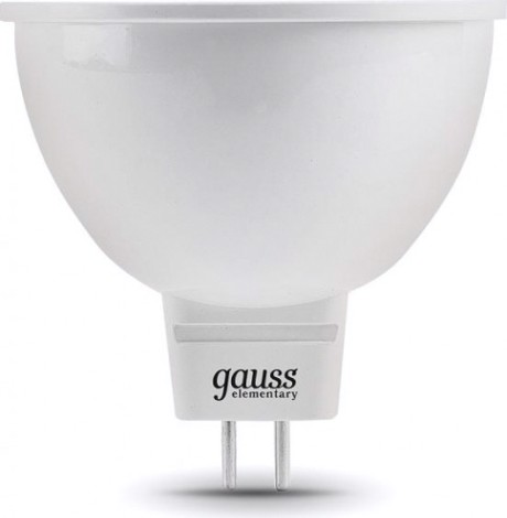 Лампа светодиодная GAUSS MR16 elementary 7w 550lm 4100k gu5.3 led [13527]