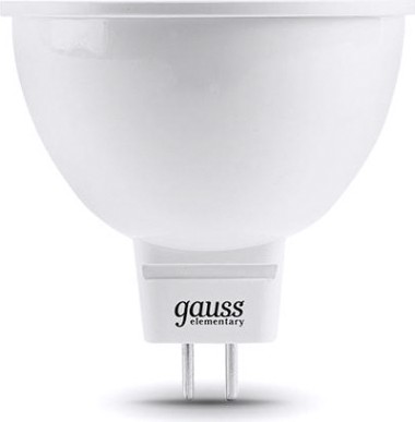 Лампа светодиодная GAUSS MR16 elementary 9w 640lm 3000k gu5.3 led [13519]