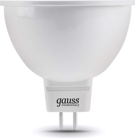 Лампа светодиодная GAUSS MR16 elementary 9w 680lm 6500k gu5.3 led [13539]