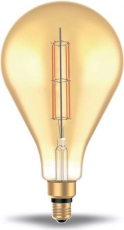 Лампа светодиодная GAUSS PS160 filament 6w 890lm 2700к е27 golden straight led [179802118]