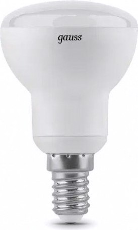 Лампа светодиодная GAUSS R50 r50 6w 500lm 3000k е14 led [106001106]