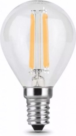 Лампа светодиодная GAUSS Шар filament шар 5w 450lm 4100к е14 led [105801205]