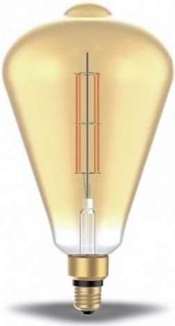 Лампа светодиодная GAUSS ST164 filament 6w 890lm 2700к е27 golden straight led [157802118]