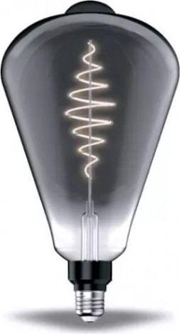 Лампа светодиодная GAUSS ST164 filament 8.5w 165lm 1800к е27 gray flexible led [157802005]