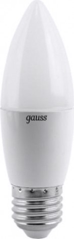 Лампа светодиодная GAUSS Свеча 6.5w 550lm 4100к e27 led [103102207]