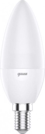 Лампа светодиодная GAUSS Свеча 6w e14 rgbw+димирование led [103101406]