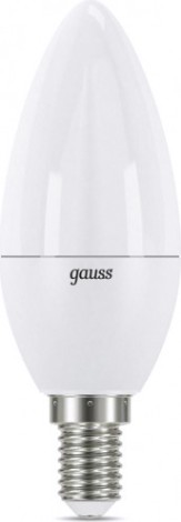 Лампа светодиодная GAUSS Свеча 7w 560lm 3000к е14 диммируемая led [103101107-D]