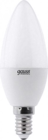 Лампа светодиодная GAUSS Свеча elementary 10w 750lm 6500k е14 led [33130]