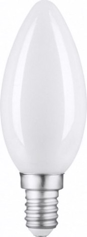 Лампа светодиодная GAUSS Свеча filament 9w 590lm 3000к е14 milky диммируемая led [103201109-D]