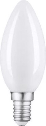 Лампа светодиодная GAUSS Свеча filament 9w 590lm 3000к е14 milky led [103201109]