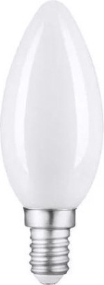 Лампа светодиодная GAUSS Свеча filament 9w 610lm 4100к е14 milky led [103201209]