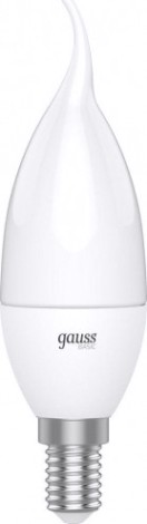 Лампа светодиодная GAUSS Свеча на ветру basic 5,5w 400lm 3000k e14 led [1034116]