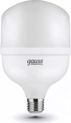 Лампа светодиодная GAUSS T120 elementary 40w 3150lm 4100k e27/e40 promo led [60424]