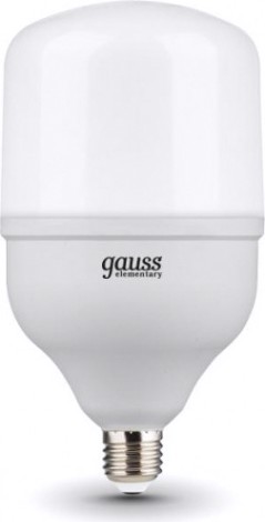 Лампа светодиодная GAUSS T120 elementary 42w 3700lm 6500k e27 led [63234]