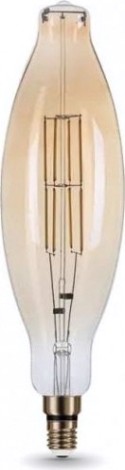Лампа светодиодная GAUSS T120 filament 6w 780lm 2400к е27 golden straight led [155802008]