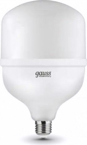 Лампа светодиодная GAUSS Т160 elementary 55w 5250lm 4100k e27/e40 promo led [60426]