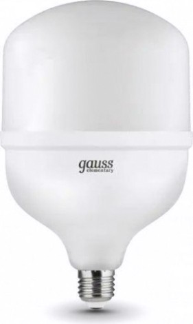 Лампа светодиодная GAUSS Т160 elementary 55w 5250lm 6500k e27/e40 promo led [60436]