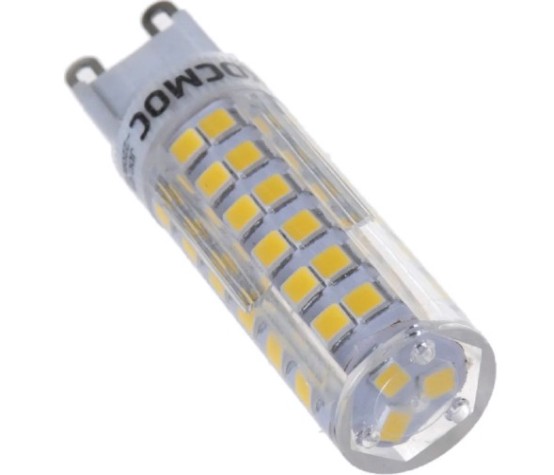 Лампа светодиодная КОСМОС LED 7Вт G9 220В 4500K керамика + пластик [LksmLED7WG9C4500pc]