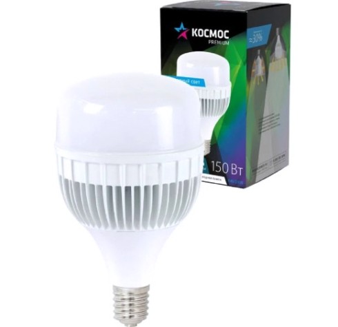 Лампа светодиодная КОСМОС PREMIUM HWLED 150W 220V E40 6500K [KHWLED150WE4065]
