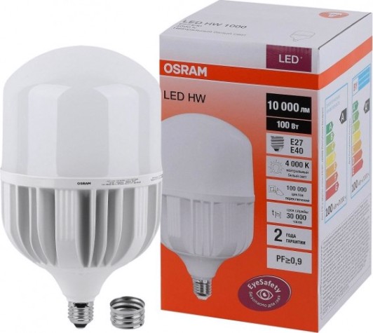 Лампа светодиодная Osram LED HW 100w/840 230v e27/e40 [4058075576995]
