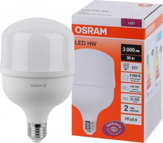 Лампа светодиодная Osram LED HW 30w/840 230v e27 [4058075576773]