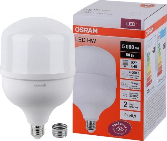 Лампа светодиодная Osram LED HW 50w/840 230v e27/e40 [4058075576858]