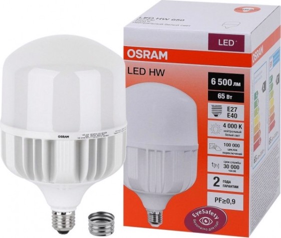 Лампа светодиодная Osram LED HW 65w/840 230v e27/e40 [4058075576896]