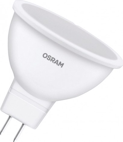 Лампа светодиодная Osram LED VALUE mr1650 6sw/830 230v gu5.3 (уп 5 шт) [4058075584778]