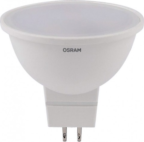 Лампа светодиодная Osram LED VALUE mr1650 6sw/840 230v gu5.3 (уп 5 шт) [4058075584860]