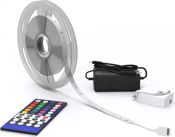 Лента светодиодная GAUSS BT011 basic в комплекте 12v 6w/m 390lm/m rgbw ip20 led 5