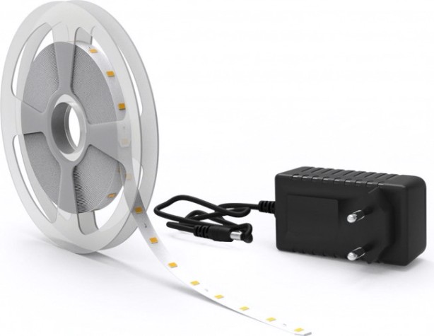 Лента светодиодная GAUSS BT013 basic в комплекте 12v 6w/m 600lm/m 3000k ip65 led