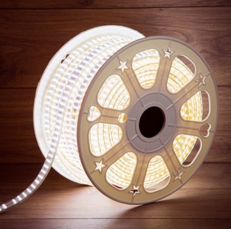 Лента светодиодная Neon-Night 142-203 (50 метров) 220B, SMD2835, 276 LED/м, холодный белый, 7,5x20мм [142-203]