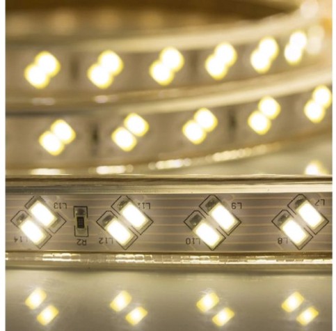 Лента светодиодная Neon-Night 142-704 (100 метров) 220B, SMD5730, 38Bт/м, 120 LED/м, теплый белый, 6, [142-704]