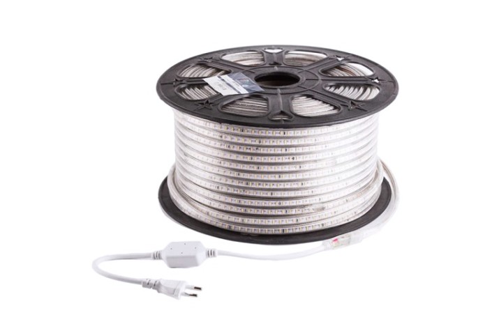 Лента светодиодная Neon-Night 142-802 (100 метров) 220B, SMD3014, 9,6Bт/м, 120 LED/м, теплый белый, 6 [142-802]
