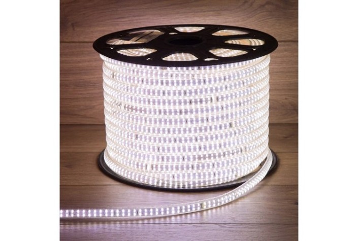 Лента светодиодная Neon-Night 142-803 (100 метров) 220B, SMD3014, 19,2Bт/м, 240 LED/м, холодный белый [142-803]