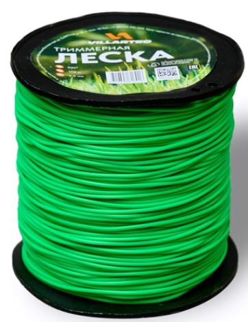 Леска триммерная VILLARTEC K0000020190 кр.сечения 2,0 мм*190 м