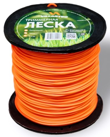 Леска триммерная VILLARTEC Z0000024160 пятиуг.сечения 2,4 мм*160 м Леска триммерная VILLARTEC Z0000024160 пятиуг.сечения 2,4 мм*160 м