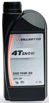 Масло для 4-тактных двигателей VILLARTEC VIL4TS10W301 4T Snow (SAE 10W-30) 1.0 л