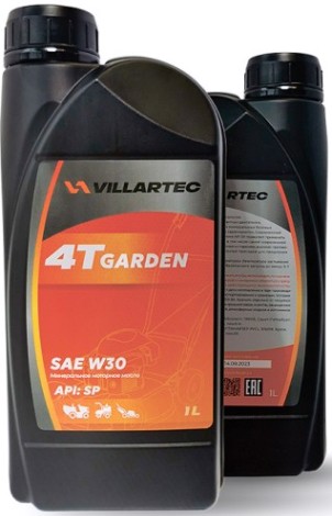 Масло для 4-тактных двигателей VILLARTEC VIL4TW301 4T GARDEN (SAE 30)
