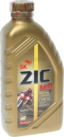 Масло для мотоциклов ZIC 4Т M9 RACING EDITION 10W50 1 л [137214]
