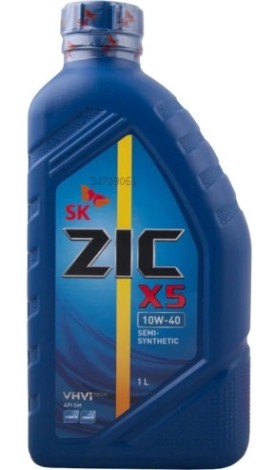 Масло моторное ZIC X5 10W40 1 л [132622]