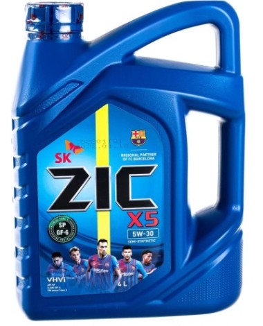 Масло моторное ZIC X5 5W30 4 л [162621]