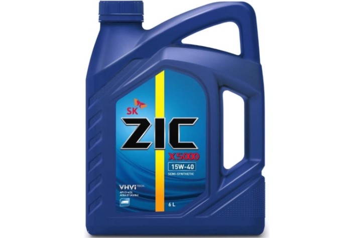 Масло моторное ZIC X5000 15W40 6 л [172604]