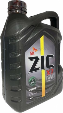 Масло моторное ZIC X7 5W30 4 л [162675]