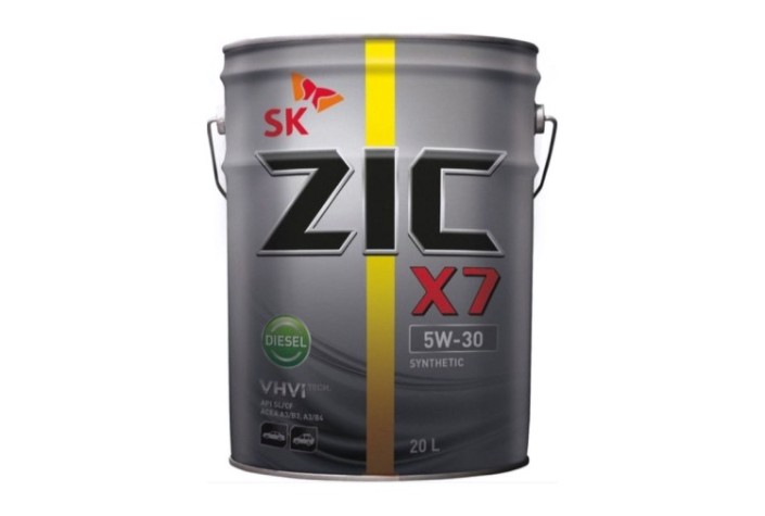 Масло моторное ZIC X7 DIESEL 5W30 20 л [192610]