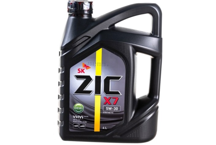 Масло моторное ZIC X7 DIESEL 5W30 4 л [162610]