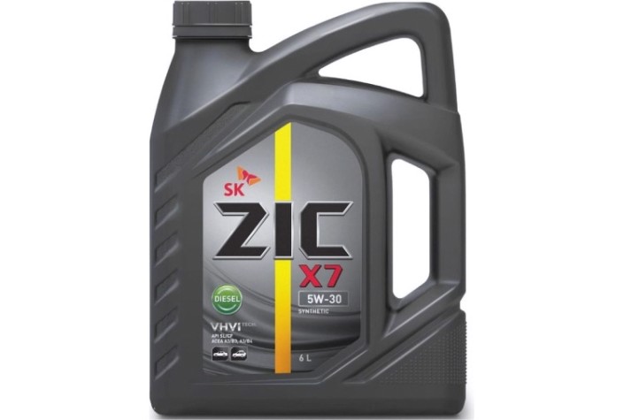Масло моторное ZIC X7 DIESEL 5W30 6 л [172610]