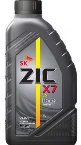 Масло моторное ZIC X7 LS 10W40 1 л [132620]